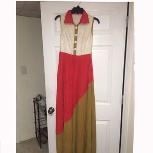 Chiffon maxi dress